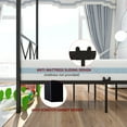 thumbnail image 5 of Fithood Metal Canopy Bed Frame, Platform Bed Frame with X Shaped Frame, Twin Black, 5 of 5