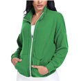 thumbnail image 1 of Puntoco Coat Sudadera Corta con Cremallera Completa para Mujer - Sudaderas Informales de Manga Larga de Gran tamaño Otoño Invierno Ropa Deportiva Liquidación Puntoco Puntoco-1, 1 of 6