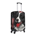 thumbnail image 6 of Salouo Independence Day Collie Pattern Travel Dust-proof Suitcase Cover, Softside Suitcase Protector Luggage Cover Protector for 18-32inch ,Not Included Suitcase, 6 of 8