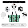 thumbnail image 3 of Travel Duffle Bag Saffron Greenery Travel Tote Bags Carry on Luggage Waterproof Weekender Bags with Top Handle Adjustable Shoulde Strap for Travel Gym, 3 of 5