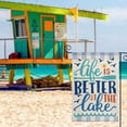thumbnail image 5 of Life Is Better At The Lake Garden Flag 12x18 Inch Double Sided Outside, Lakeside Holiday Yard Outdoor Decoration, 5 of 6