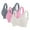 White-1, variant on Wdfiry 3 Pack Women's Sports Bras Adjustable Wide Strap Seamless Bras Plus Size Thin Full Coverage Workout Tshirt Bras M-3XL