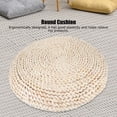 thumbnail image 2 of Filfeel Coussin de Sol, Style Japonais Rond Tatami Coussin de Sol Tissé à la Main Pouf de Sol pour Méditation Yoga, Coussin Rond, 2 of 8