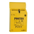 thumbnail image 2 of jovati Key Box Wall Mount Vintage Retro Wall Mount Mailbox Mail Postal Letter Newspaper Box, 2 of 9
