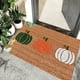 thumbnail image 4 of Tapete absorbente de baño de calabaza completa blanca para Halloween, 4 of 6