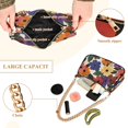 thumbnail image 2 of FORMRS Womens Shoulder Bag with Chain Strap Clutch Purse Cute Tote Handbag, Large Colorful Flowers Pattern, 2 of 7