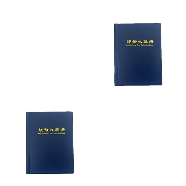 Libro de colección Inteprter de monedas conmemorativas de 60 bolsillos álbum de fichas de gran capacidad Type1 NO1