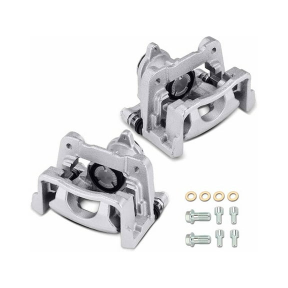 Rear Brake Caliper Set 2 - Compatible with 2017 - 2018 Mazda 3
