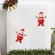 thumbnail image 5 of Adornos navideños de aproximadamente 3,8 pulgadas, pegatinas magnéticas para refrigerador, imanes para refrigerador de Papá Noel, imanes para refrigerador con forma de árbol, muñeco de nieve o casa, p, 5 of 6