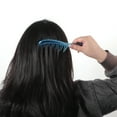 thumbnail image 5 of Unique Bargains 1 Pc Durable Wide Tooth Comb Blue PS, 5 of 6