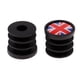 thumbnail image 2 of 2 x 1 Tapones de extremo de barra shamjiam bandera nacional 7/8 pulgadas, 2 of 9