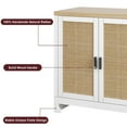 thumbnail image 6 of YANSHE Accent Storage Modern Sideboard, Rattan White, 6 of 9