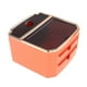 thumbnail image 4 of Portarrollos de papel multifuncional, organizador decorativo desmontable para baño Naranja, 4 of 9