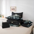 thumbnail image 6 of jejeloiu Cute Cat 7-Piece Bedding Comforter Set Kids,Galaxy Starry Sky Print King Bedding Sets,Reversible, 6 of 7