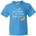 thumbnail image 3 of Inktastic I Love My Pappy to the Moon and Back Youth T-Shirt, 3 of 5