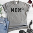 thumbnail image 2 of Mom 3 T-shirt, Unisex Women's Shirt, Mom Shirt, Mama Shirt, Mother Shirt, Mother's Day Shirt, Dark Heather Gray, 3X-Large, 2 of 6