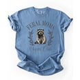 thumbnail image 4 of Feral Moms Social Club Shirt for Women Funny Raccoon Mom Tee Blue Jean Shirt Adult X-Large, 4 of 4