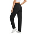 thumbnail image 4 of Fantaslook Womens Pants Stretch Knit Casual Lounge Pants Drawstring Athletic Work Pants with Pockets, 4 of 10