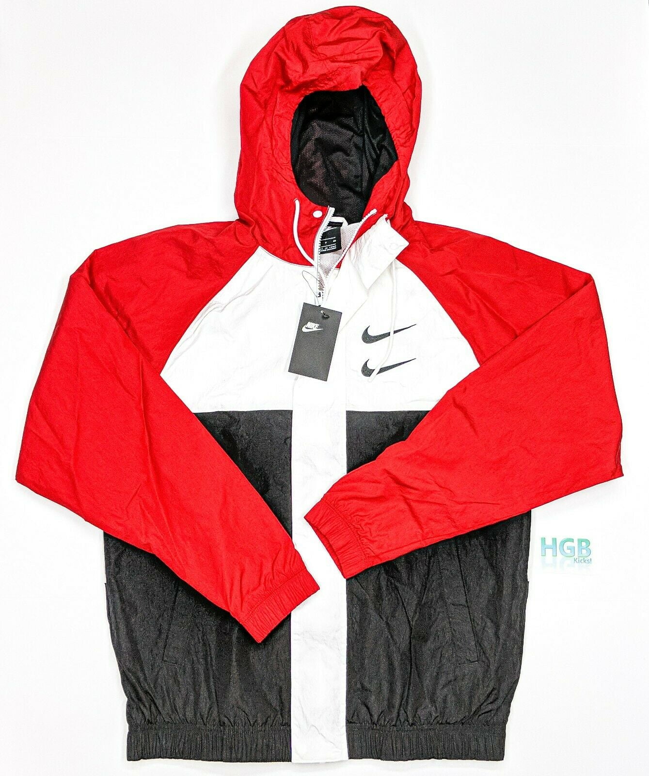 Ongelofelijk acre Ontrouw Nike Windbreaker Men's Red White Black CJ4888-657 - Walmart.com