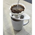 thumbnail image 3 of HARIO V60 VDGR-01-W Gotero transparente de vidrio resistente al calor, 01, para 1 a 2 tazas, blanco, fabricado en Japón, 3 of 4