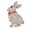 Clear, variant on Shiny Rhinestone Rabbit Brooch Pin for Women Gold Plated Fashion Crystal Bunny Animal Brooches Lapel Pins Dainty Graduation Honors Easter Jewelry for Daughter Teacher Students