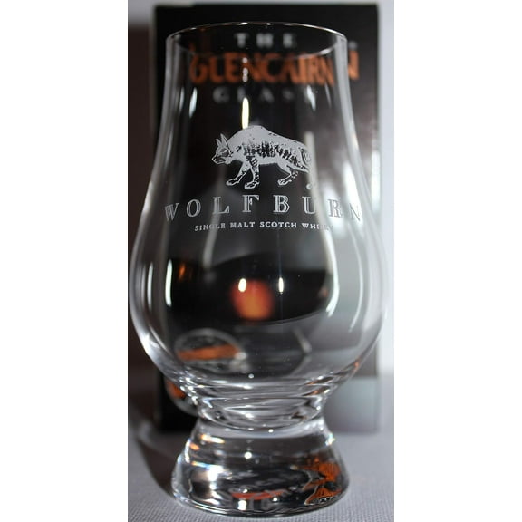 GLENCAIRN WOLFBURN LOGO SINGLE MALT SCOTCH WHISKY TASTING GLASS