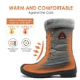 thumbnail image 4 of DREAM PAIRS Women Winter Mid Calf insulation Waterproof Faux Snow Boots, 4 of 5