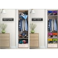 thumbnail image 2 of Sorbus Foldable Storage Bins – Set of 6 Fabric Cubes with Clear Window & Handles for Shelves and Closets (Bold Color Mix), 2 of 6
