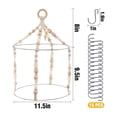 thumbnail image 5 of Plants Drying Rack Multiple Functions Hand Woven Macrame Vegetables Plants Dryer, 5 of 6