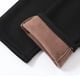 thumbnail image 4 of Pincandy Women's Winter Solid Color Fleece Lined Straight Leg Pants, High Waist Elastic Waistband, Rose Print, Cold Days & Casual Outings, 4 of 5