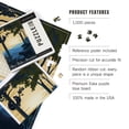 thumbnail image 4 of Lantern Press 1000 Piece Jigsaw Puzzle, Blue Ridge Mountains, Black Bear at Sunset, Lithograph, 4 of 5