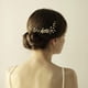 thumbnail image 3 of Mujeres de cabello accesorio nupcial Tiara BLESIY Novia de la boda peine del pelo, 3 of 8