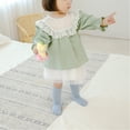 thumbnail image 7 of Gureui Toddler Infant Baby Boys Girls Medium Tube Socks, Solid Color Ribbed Knit Knee High Socks Seamless Uniform Stockings, 7 of 7