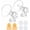 Non-detachable Clear, variant on Maymom Breastshield 19 mm with Valve Membrane Compatible with Medela Pump in Style, Lactina, Symphony Pumps