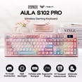 thumbnail image 2 of Teclado Gaming EPOMAKER Aula S102 PRO Membrane con pantalla TFT, 2 of 9