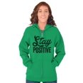 thumbnail image 4 of Stay Inspiration Motivation Gym Zip Up Hoodie Men's Women's Brisco Brands S, 4 of 6
