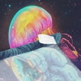 thumbnail image 3 of Yayeee Tapestry Wall Hanging for Bedroom 80" x 60" Living Room Home Wall Art Decor, Space Astronaut, 3 of 7