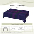 thumbnail image 6 of Rectangle Table Cloth, Spirit of Scotland Corporate Tartan Resistant Washable Tablecloth Decorative Table Cover for Dining, Indoor and Outdoor, 6 of 6