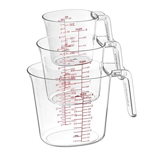 Juego de 3 vasos medidores Cuisinart para líquidos anidantes