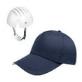 thumbnail image 2 of Kuntesetty Sports Bump Hat Baseball Bump Hat with Cap Insert Shockproof Summer Hard Cap for Navy, 2 of 9