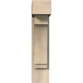 thumbnail image 5 of Ekena Millwork 7 1/2"W x 22"D x 34"H Imperial Block Smooth Bracket w/ Offset Brace, Douglas Fir, 5 of 25