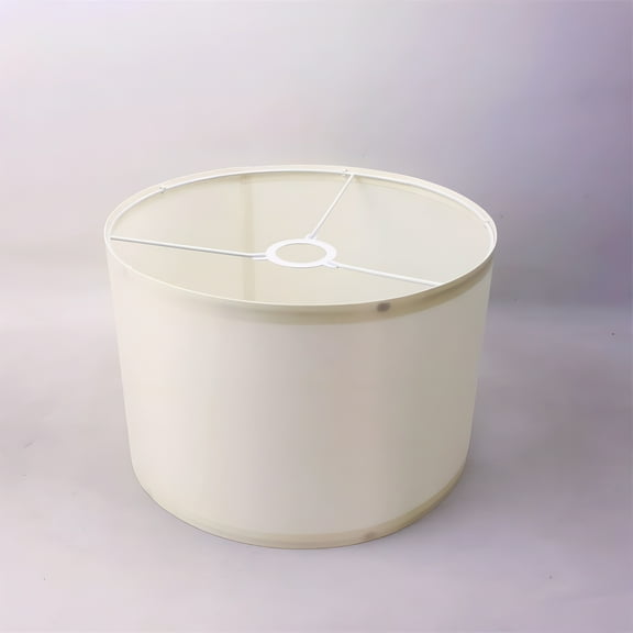 HIBIBUD Natural Linen Medium Drum Lamp Shades Modern Lampshade for Table Lamps Bedside Lamps