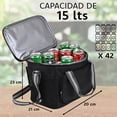 thumbnail image 3 of Lonchera Térmica De Gran Capacidad Con Correas 15l Mochila para escuela,universidad trabajo, 3 of 8