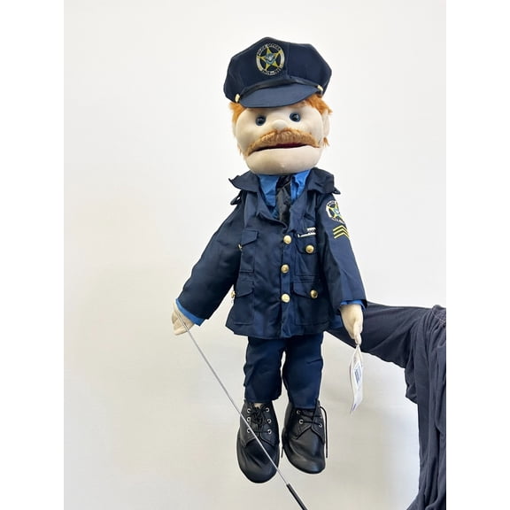 28" Sunny Toys Policeman, White GS4308 Full Body Puppet