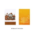 thumbnail image 3 of Aonerit 2 Pack Thanksgiving Kitchen Towels, Absorbent Cotton Dish Washing Towel, Fall Harvest Decorative Hand Towel, For Home Cleaning, 3 of 6