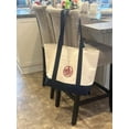thumbnail image 4 of Trader Joe's by Packable Play Unisex Durable Tote Bag, Cotton Canvas, Reusable Eco Bags, White, 4 of 5