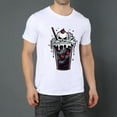 thumbnail image 2 of Graphic Tees Baggy Shirts for MenMonster (2) Crew Neck Streetwear T Shirts Casual Summer Sports Best Sizes, 2 of 5