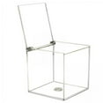 thumbnail image 1 of 6x Soporte de Acrílico para Café, Organizador de Escritorio Transparente, a Prueba de Polvo, con Tapa Abatible, Vitrina para Oficina, Barra de 6 piezas, 1 of 8