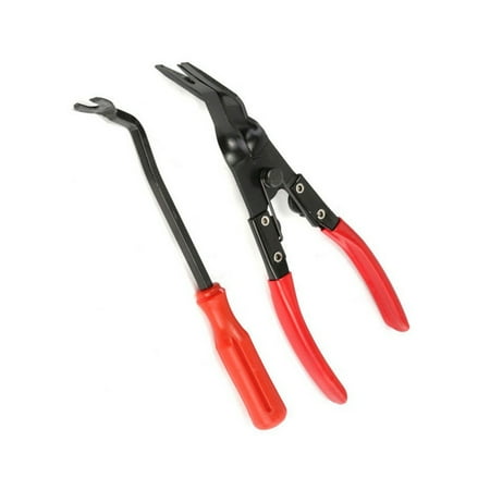 

BYDOT Clip Plier Set Fastener Remover Auto Upholstery Combo Repair Kit for Car Door Panel Upholstery Engine Cover Dashboard 2x