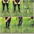 thumbnail image 5 of Weed Remover, Manual Weed Puller for Lawn Yard Maintenance, Stand Up Garden Weeder Tool with Long Handled Root Removal, Steel Handle for Durable and Reliable Performance, 5 of 5